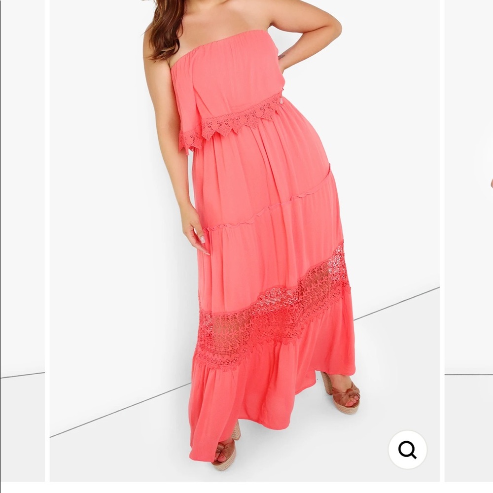 Ruffled Sleeveless Maxi Dress